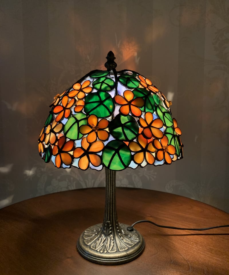 ナスタチウム ステンドグラスランプ | インテリア館 アリス