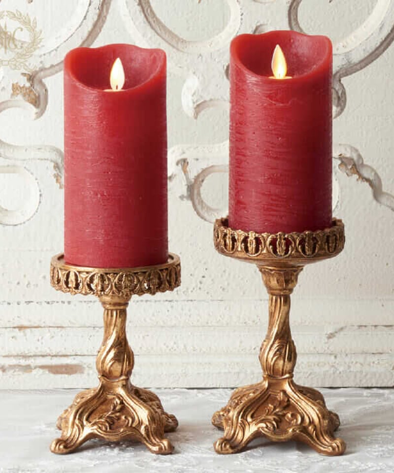 LEDキャンドル 赤いバラ付き　21個 LEDキャンドルと花びら200枚セット – パティスリーフラワー