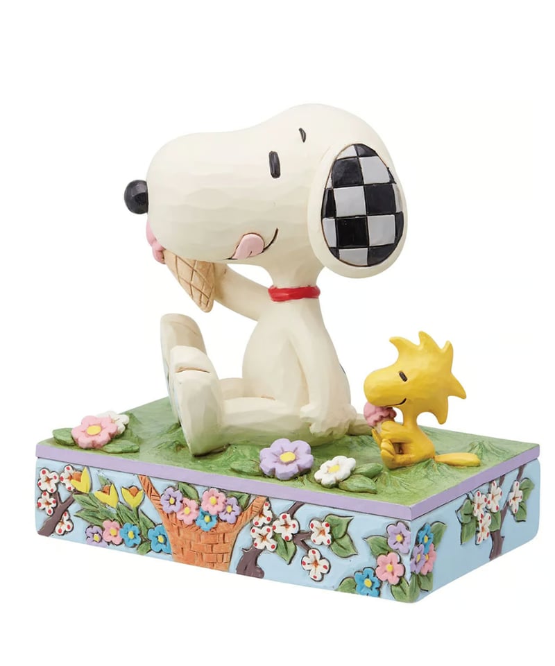 JIM SHORE】スヌーピー＆ウッドストック アイスクリーム | インテリア