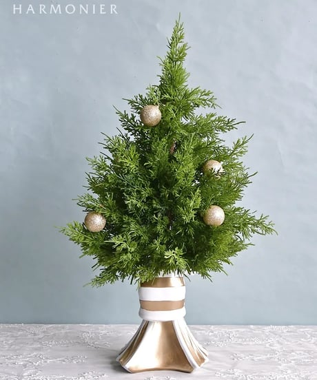リボンベースクリスマスツリー 65cm／Harmonier（ハルモニア）