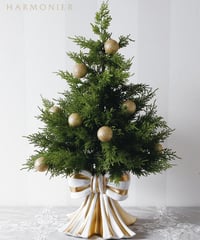 リボンベースクリスマスツリー 65cm／Harmonier（ハルモニア）