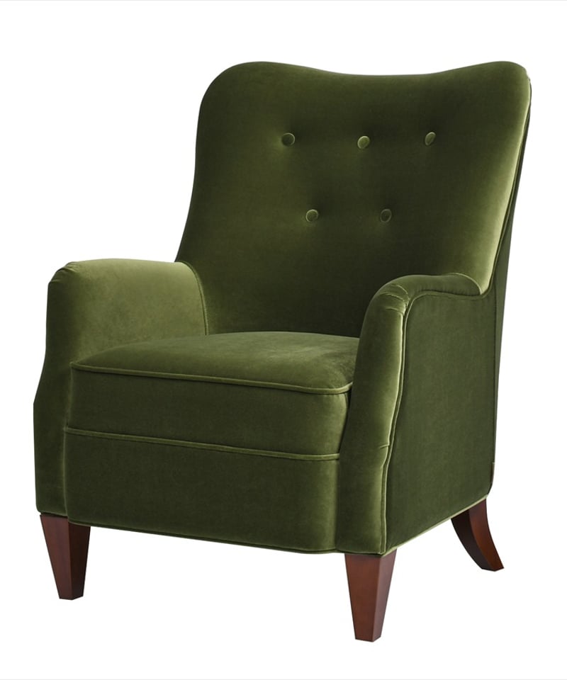 ジェニファーテイラー アームチェア 1人掛け オリーブグリーン