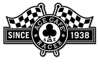N019DE「ACE CAFE RACER」デカール Racer Flag