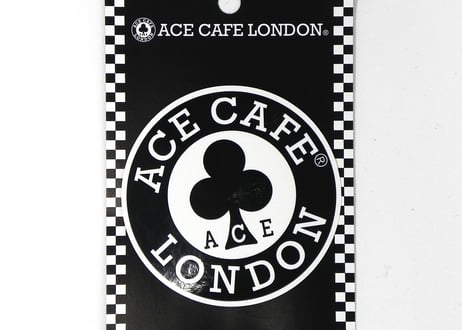 N001DE「ACE CAFE LONDON」デカール  ラウンド 80mm