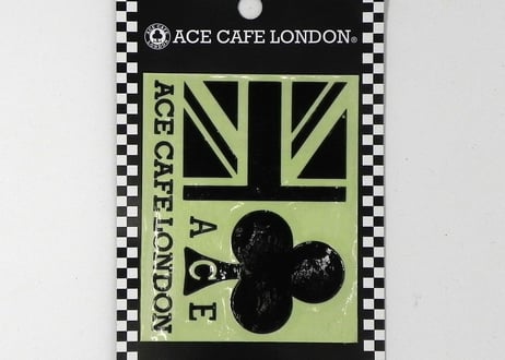 N009DE「ACE CAFE LONDON」デカール ユニオンジャック＆クラブ