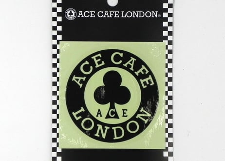 N014DE「ACE CAFE LONDON」デカール サークル 70