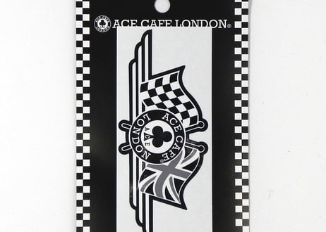 N011DE「ACE CAFE LONDON」デカール フラッグ