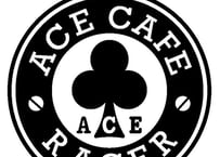N017DE「ACE CAFE RACER」デカール Racer サークル 70