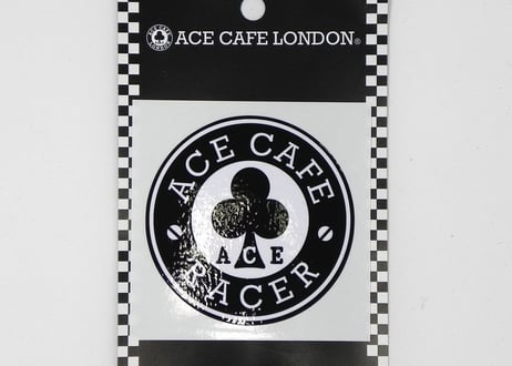 N017DE「ACE CAFE RACER」デカール Racer サークル 70