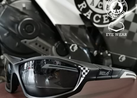 N003SG-BKSM「ACE CAFE RACER」サングラス  "RACER"