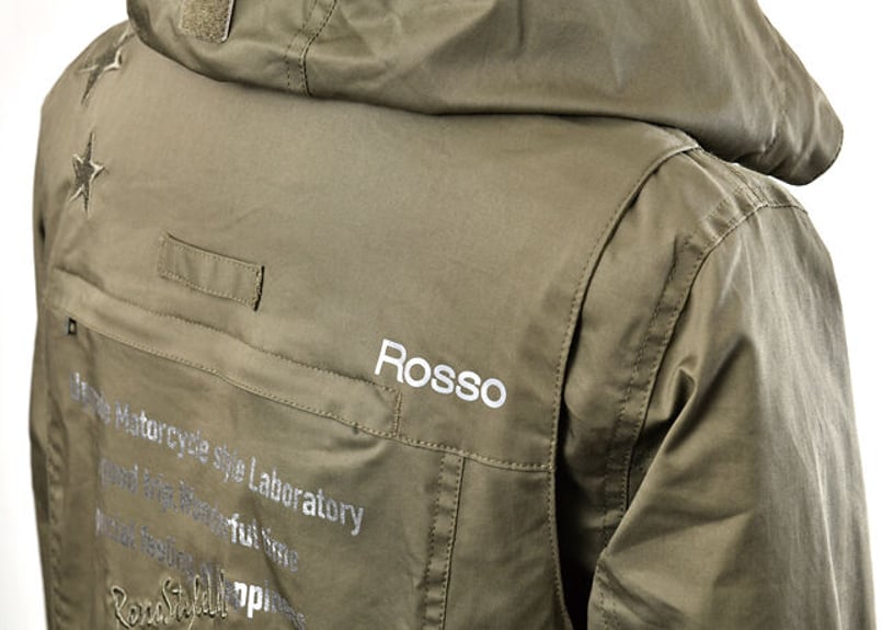ROJ-101 「ROSSO StyleLab」フーデッドミリタリージャケット
