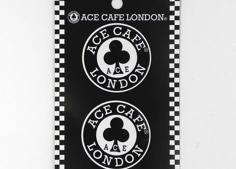 N004DE「ACE CAFE LONDON」デカール ラウンド 50mm（2枚入り)