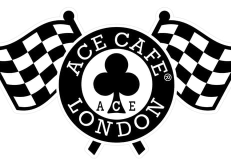 N010DE「ACE CAFE LONDON」デカール チェッカーフラッグ