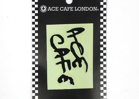 N013DE「ACE CAFE LONDON」デカール ブラッシュフォント