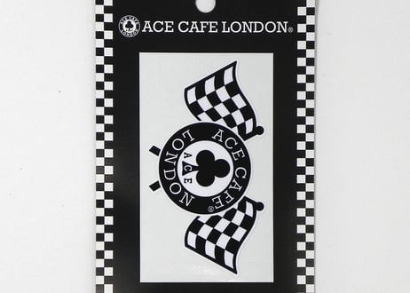 N010DE「ACE CAFE LONDON」デカール チェッカーフラッグ