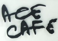 N013DE「ACE CAFE LONDON」デカール ブラッシュフォント