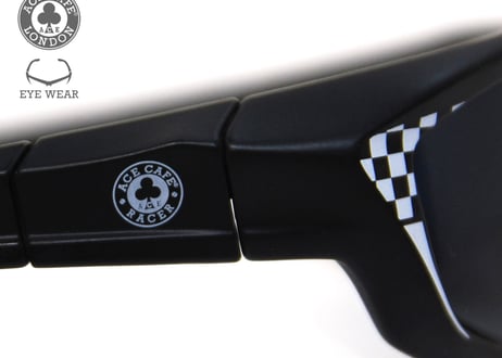 N003SG-BKSM「ACE CAFE RACER」サングラス  "RACER"