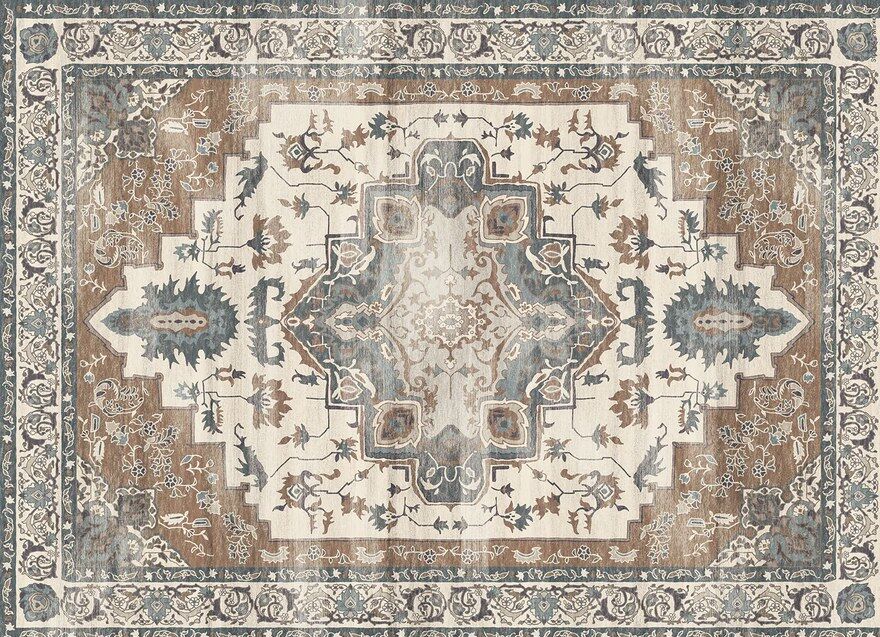 Foggy kilim Brown グランピングマット 1mm original