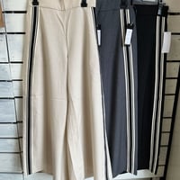 サイドラインワイドパンツ　66003