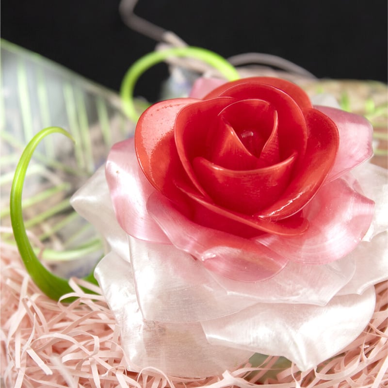 受注生産品】Rose Candy -信州の飴細工職人手づくり「バラの飴細工