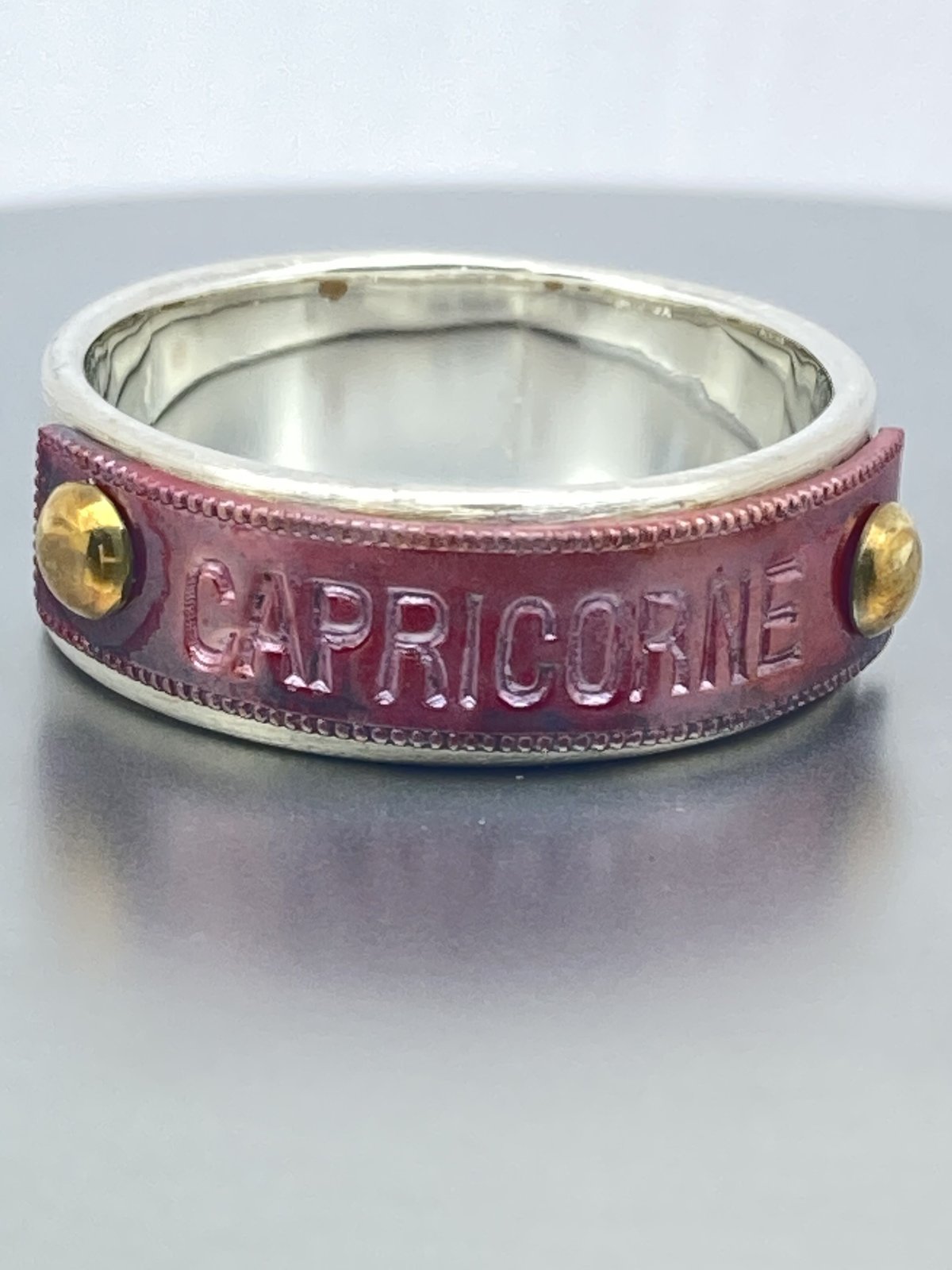 ☆受注商品 星座リング10【山羊座 CAPRICORNE】 | septuple stores店