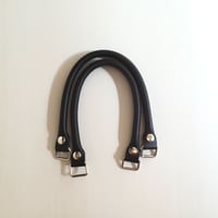 1-3　角カンつき持ち手（金具アンティークゴールド）（合皮）３８ｃｍ