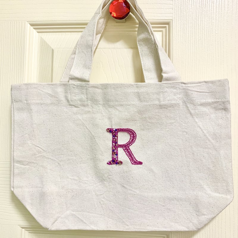 受注オーダー】miniトートバッグ (イニシャル) | S.Art//3291