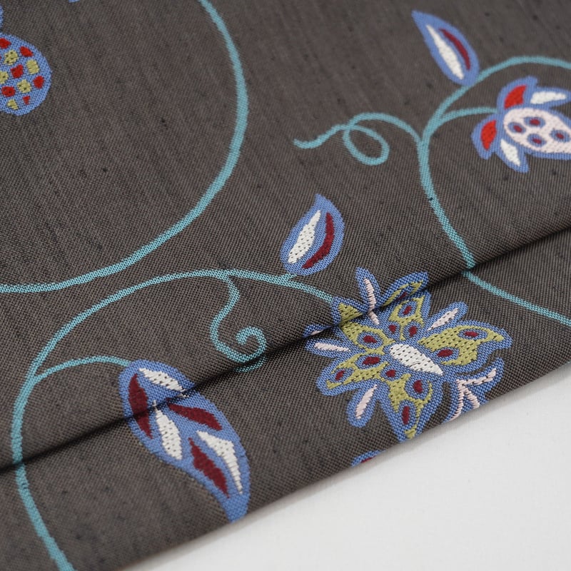 九寸(名古屋帯)「洛風林・英国いちご文」 | MINOKO STORE