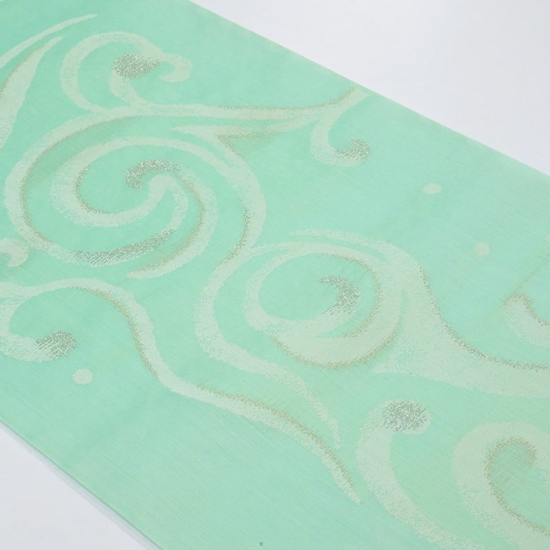 夏九寸(夏名古屋帯)「帯屋捨松・波綾紋」 | MINOKO STORE