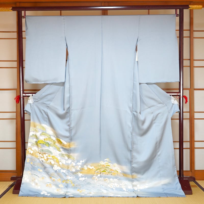 色留袖「京友禅・松づくし・水浅葱色」 | MINOKO STORE