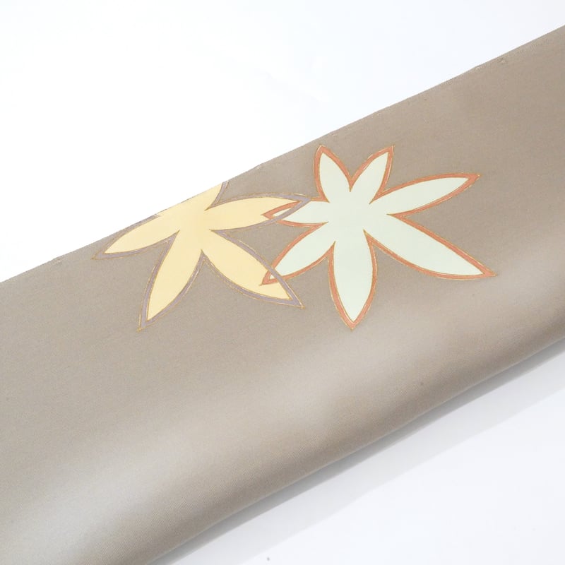 九寸帯（名古屋帯）「塩瀬・紅葉彩り」 | MINOKO STORE