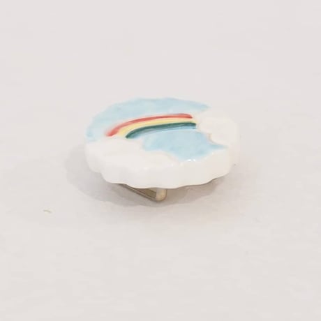 帯留「陶器製・ハンドメイド」