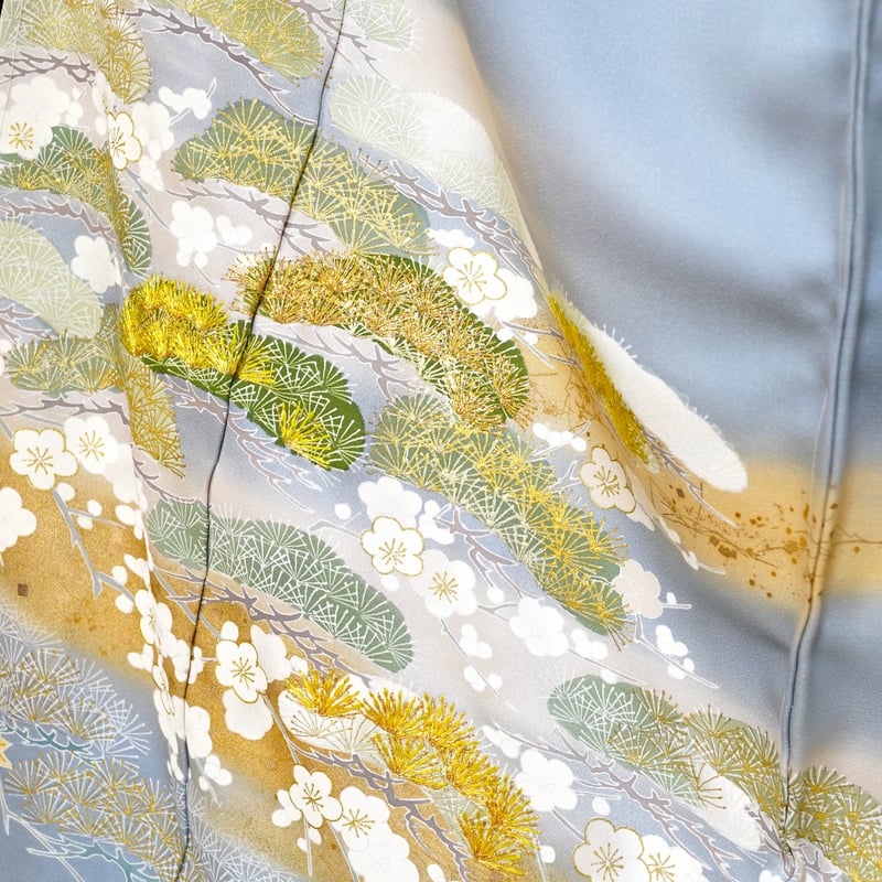 色留袖「京友禅・松づくし・水浅葱色」 | MINOKO STORE