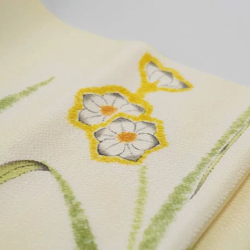 九寸(名古屋帯)「小倉淳史・辻が花染・水仙」 | MINOKO STORE 九寸(名古屋帯)「小倉淳史・辻が花染・水仙」 | MINOKO STORE