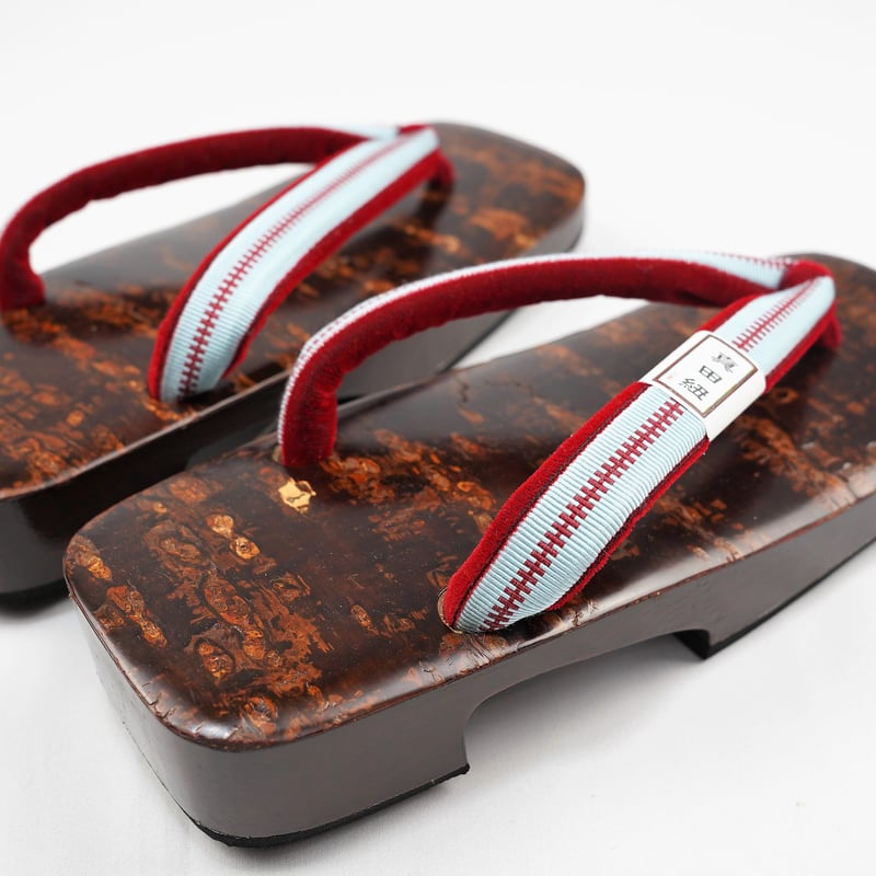 男下駄「桜皮表・桐台・真田紐鼻緒」 | MINOKO STORE