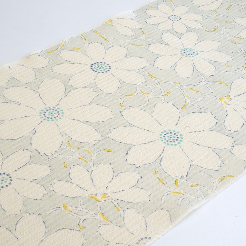 九寸帯（名古屋帯）「夏～単衣向き・染の川勝・秋桜」 | MINOKO STORE