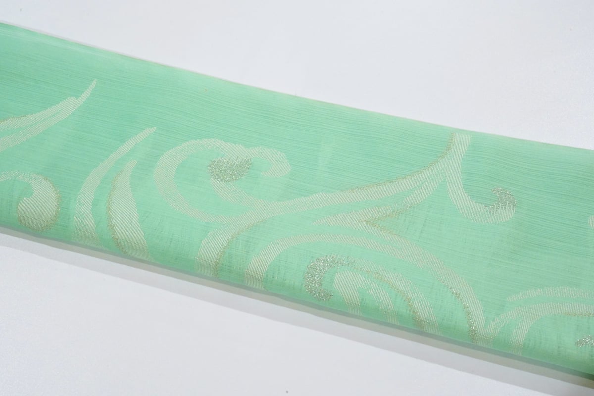 九寸帯（名古屋帯）「単衣～夏衣向き・帯屋捨松・波綾紋」 | MINOKO STORE