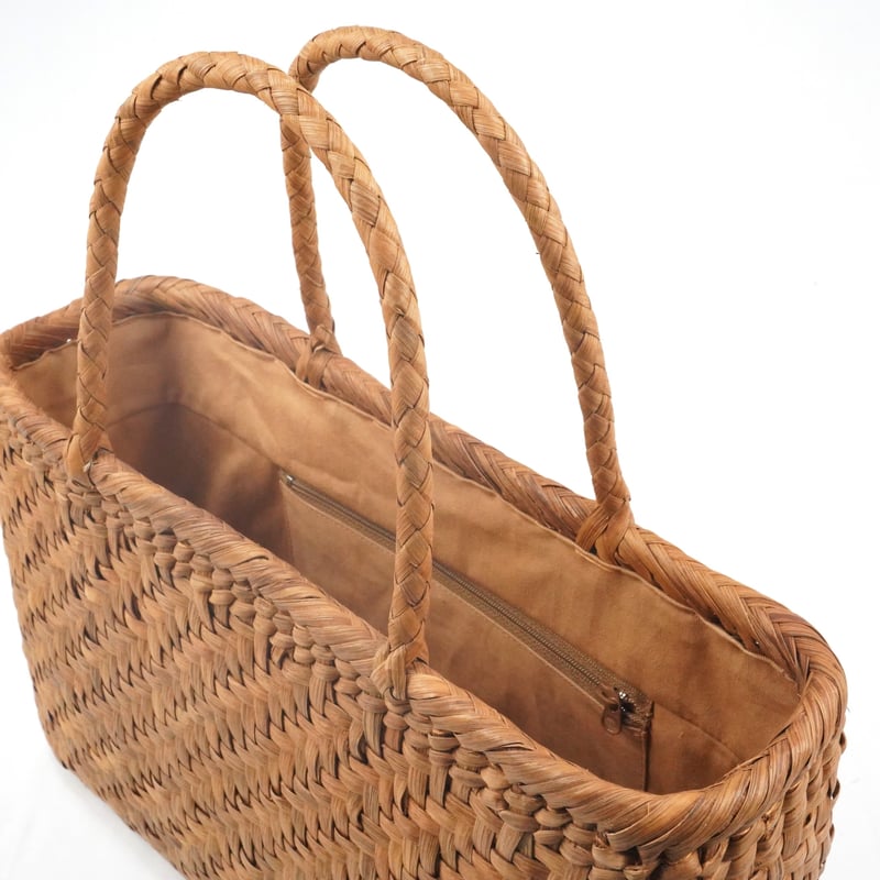 山ぶどう　カゴバッグ　A4サイズ！ 山ぶどう籠バッグ「トートバッグ・A4サイズ・男女兼用