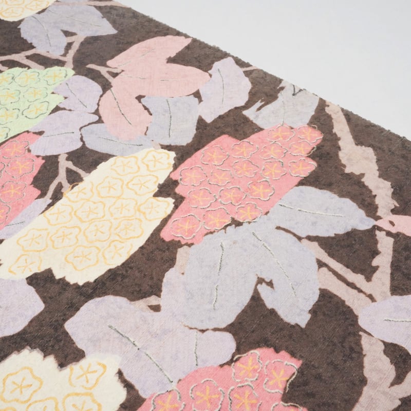 小紋「一方付け総柄小紋・草花模様」 | MINOKO STORE