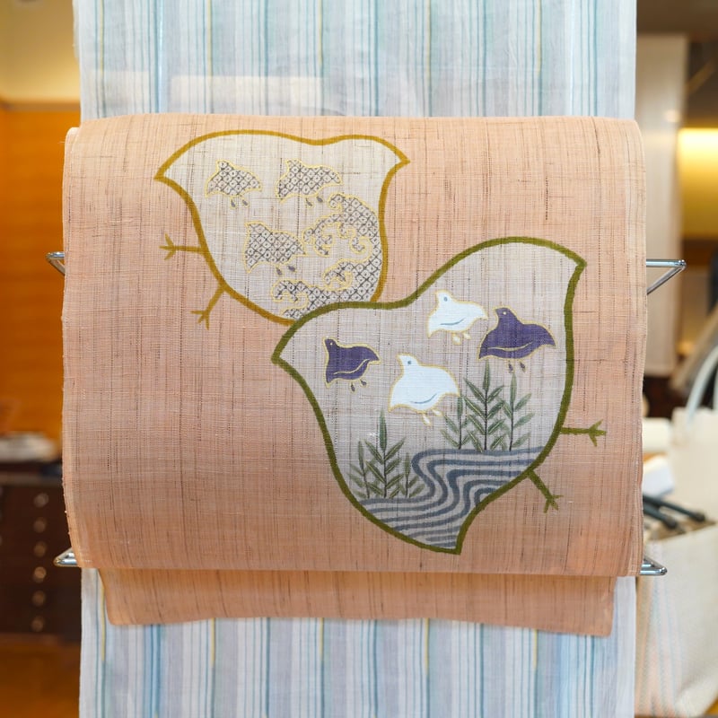 額　帯地 楽天市場】秋ファッション 袋帯 山下織物 正絹 京都 西陣 証紙番号503