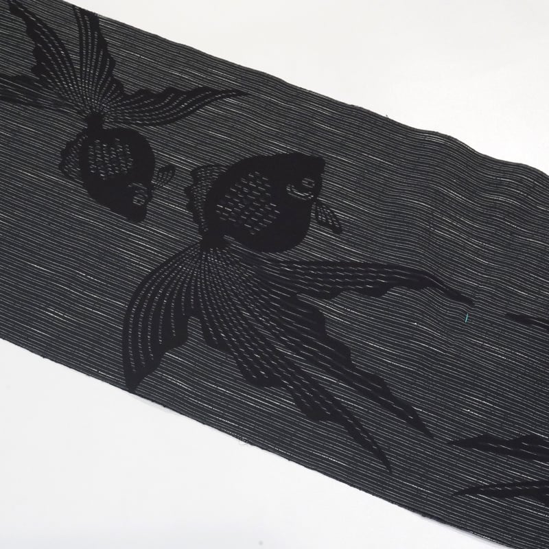竺仙浴衣「男性向け・広巾・綿紬・金魚」 | MINOKO STORE
