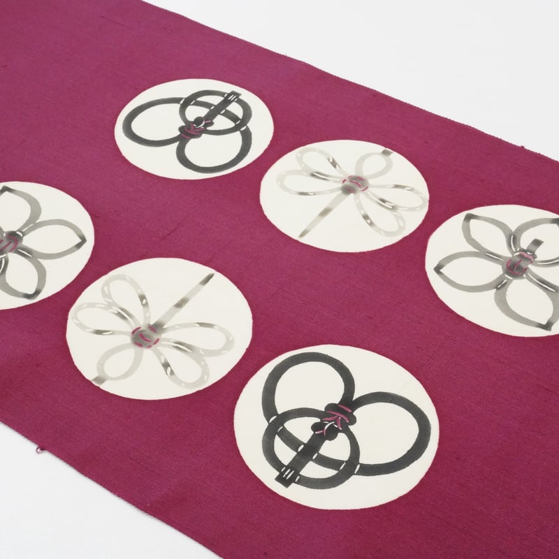 ★専用★ 九寸名古屋帯　二枚　ほか 九寸帯(名古屋帯)「岡田その子・型絵染・組紐」 | MINOKO STORE