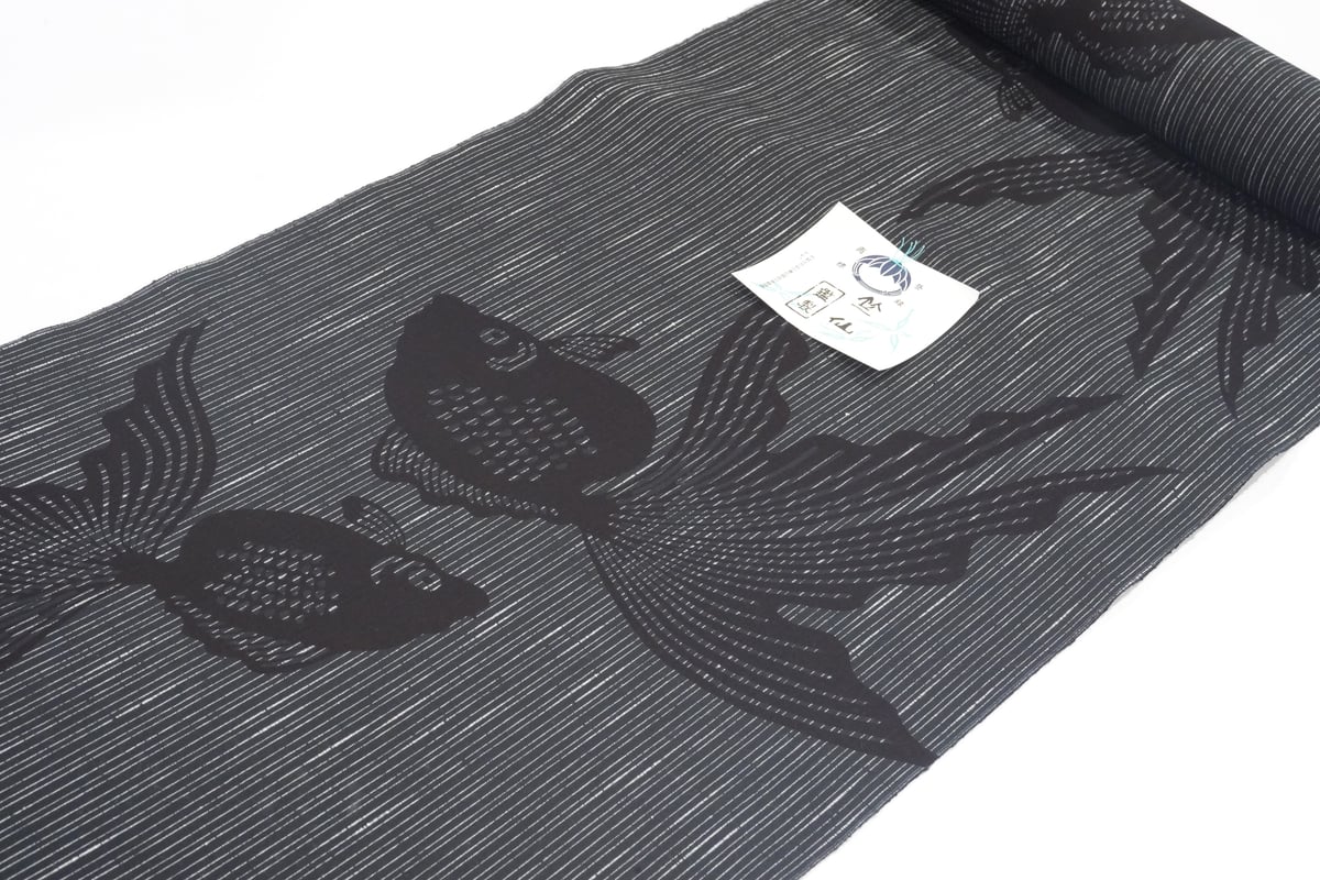 竺仙浴衣「男性向け・広巾・綿紬・金魚」 | MINOKO STORE 竺仙浴衣「男性向け・広巾・綿紬・金魚」 | MINOKO STORE