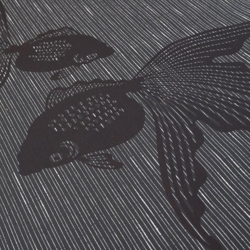 竺仙浴衣「男性向け・広巾・綿紬・金魚」 | MINOKO STORE