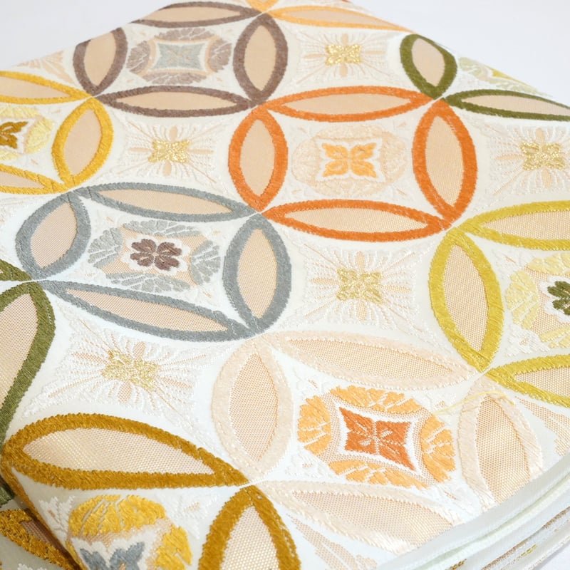 袋帯「西陣織・唐織・七宝つなぎ」 | MINOKO STORE