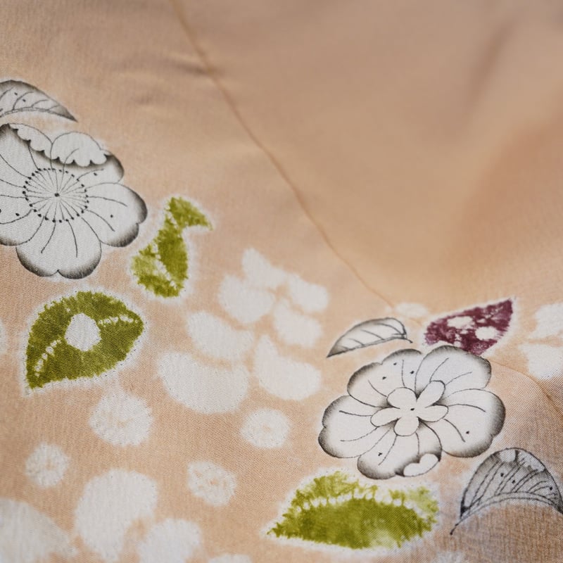 小倉淳史 訪問着「橘に桜 辻が花」 | MINOKO STORE 小倉淳史 訪問着「橘に桜 辻が花」 | MINOKO STORE