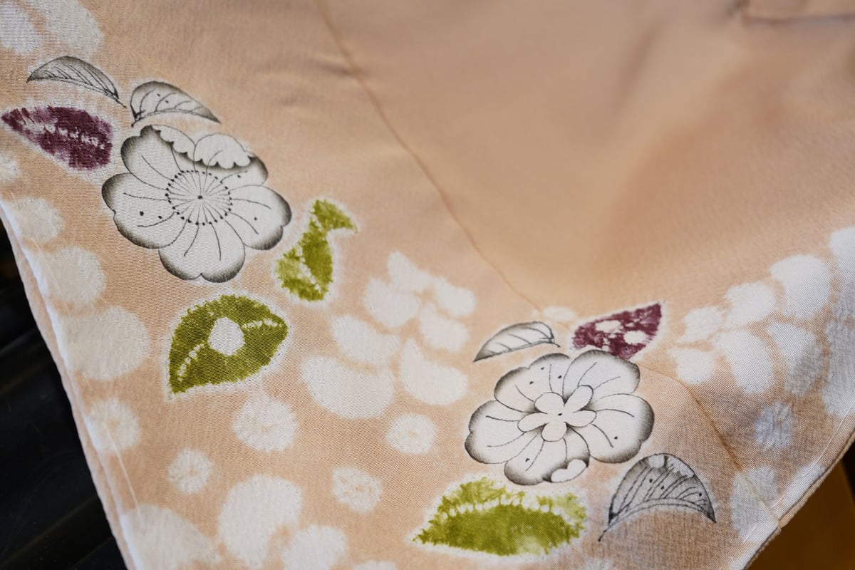 小倉淳史 訪問着「橘に桜 辻が花」 | MINOKO STORE