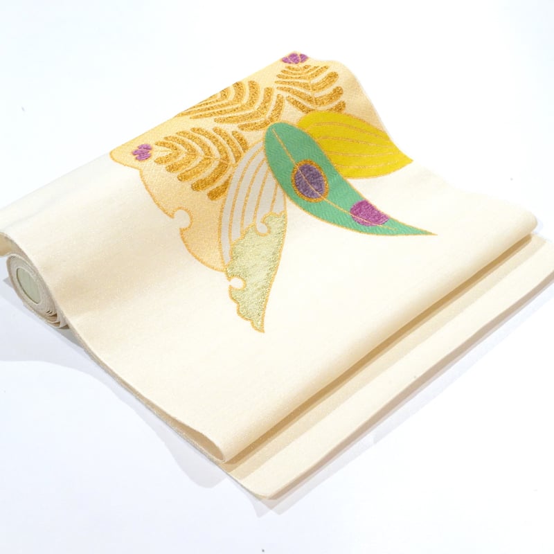 九寸帯（名古屋帯）「帯匠丹波屋・雪輪に松竹」 | MINOKO STORE