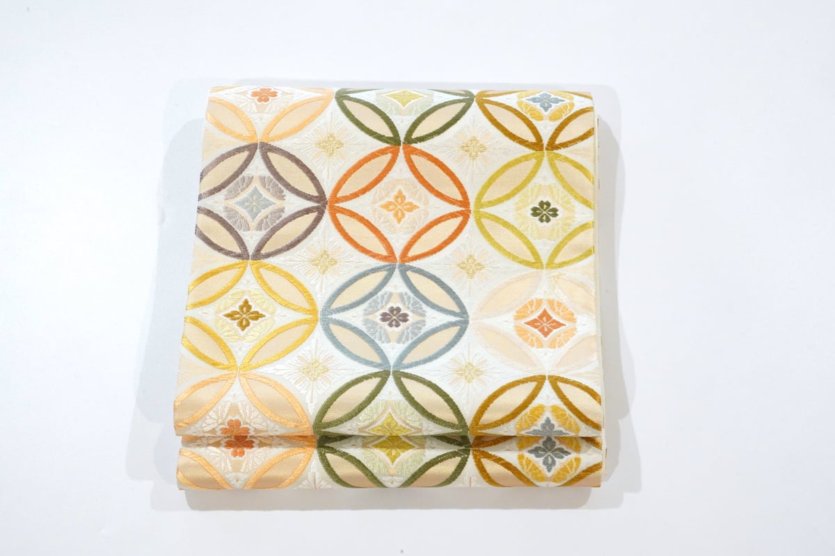 袋帯「西陣織・唐織・七宝つなぎ」 | MINOKO STORE