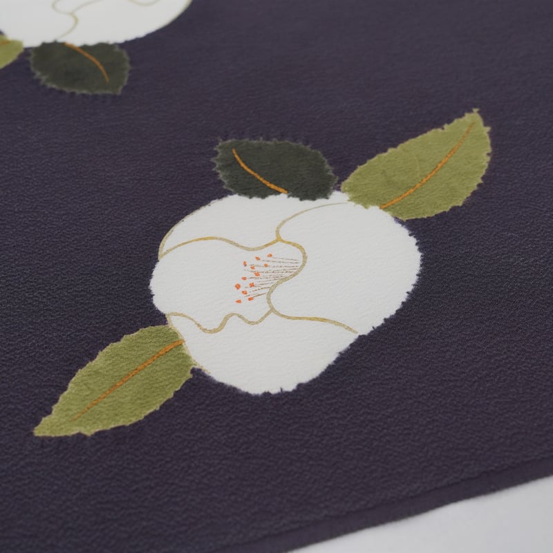 九寸帯「染の川勝・花瓶に椿」 | MINOKO STORE